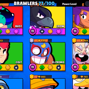 77 brawler | 26000 Trophy | 20 Max Brawler | 8 Haypercharge | 103 skin | 3 prestige| 26k - Image 6