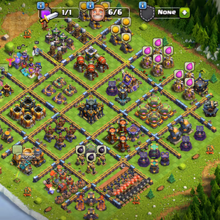 💫[ PREMIUM TH-17 ]💫S.BALL [MAX] | M.MIRROR [23] | FIREBALL - R.SPEAR [20] || HEROS: 72-92-44-53-34 | NICE DEF - TROOPS - Image 1