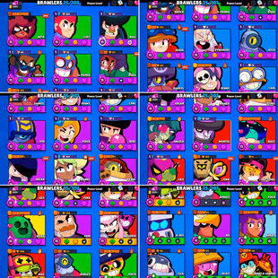 🔥TOP 28X MAX BRAWLER🔥 25X HYPERCHARGE | 21K TROPHY | 56 RARE SKINS | TOTAL 160 SKINS | CHECK PHOTOS | INSTANT DELIVERY - Image 3