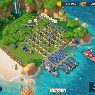 Lv64 - HQ24 - VP 553 - POWER 368 | Sculptor Lv9  | Submarine lv10 - 8 GUNBOAT 24 - Image 3