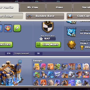 RR💥TH 18 [ HIGH DEFENCE ]💥5X HERO MAX 105/105/95/80/55/17 | 7 EPIC ALMOST MAX | COSMIC SCENERY | NC-YES HELPER HUT 4/4 - Image 3