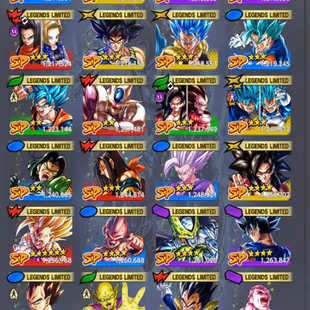 D817-IOS+Android-Nice Account 12 ULTRA(Goku Uis+SS4 Gogeta+SS2 Gohan+Vegtio+Gogeta)+40 Legends+Good Equipment+Good Team - Image 3
