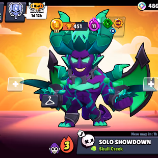 Trophy 23.6K | 69x Brawler (16x Max) 2x Titles | 174x Skin's [Rename Yes] 11k Coins | CR Arena 23 [Trophy 9K] Instant - Image 1