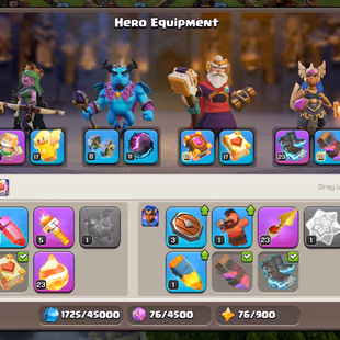 🌲[ TH-17 NEAR MAX ]🌲S.BALL [23] - EB [23] || NICE EQUIPMENT || MANY WALLS MAX || HEROS: 81-93-43-65-45 || BEST DEAL - Image 6