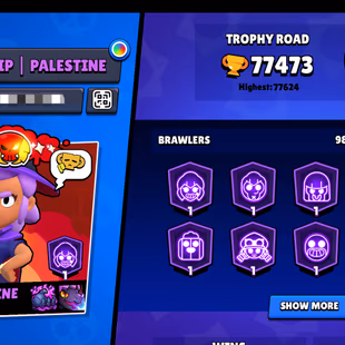 77K Trophies🌟 | 42Prestige | 60Maxed  | 375Skins | Witch Shelly🎩 | OG Skins & Pin | The More... - Image 4