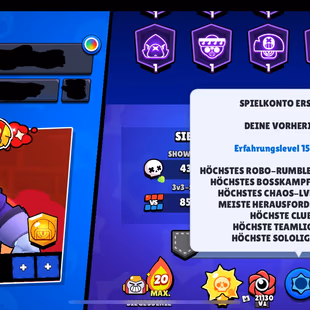MATCHERINO PIN | 336 SKINS | 71.020 TROPHY | 99 BRAWLERS | 54 HYPERCHARGE | LEGENDARY 2 RANKED  - Image 2