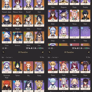 All Platform - EU - AR60 - 79 Character 32 5'Star - 13 Weapon 5'Star - Neuvillette C1 - Raiden Shogun - Varesa - Mavuika - Image 1