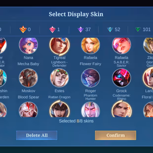RARE NATA COLL || LIMITED EPIC || RENOWNED COLLECTOR 5 || 206 SKIN ||  EX 62 STAR || GOOD RECALL || 3700 STARLIGHT FREG - Image 3