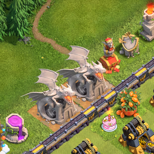 🔥TOWNHALL 18💎 5x MAX HERO [] 2x DRAGON STATUE [] HIGH EQUIPMENT - RARE DECORATION - BH MAX - FREE RENAME- 266 MEDALs - Image 2
