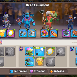 💫[ 13'000 GEMS - 1600 CWL MEDALS ]💫 HEROS: 79-70-42-52-25 ||  DECENT EQUIPMENT || NICE DEF - TROOPS || - Image 5