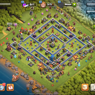 🎯HIGH VALUE) HING 17 EQUIPMENTS👹 LOADED FULLY MAXED TH12  ONLY 30 WALLS LEFT HEROES MAXED BH7  4 HEORES SKINS INSTANTL - Image 1