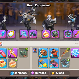 Th18 Almost Max [Dark Full Set] | Hero-100-100-76-53 | Equipment-15-Epic Almost Max | XP-270 | NC-Yes | BEST-DEAL - Image 6