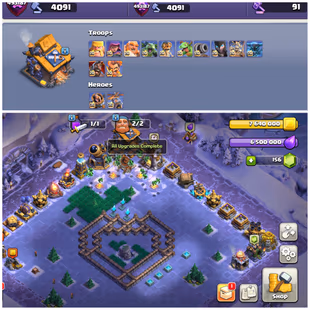 TH18 Max Full 🔴 5 Full Set ( 4 Cosmic Skins ) 🔴 38 Skins - 13 Scenries - BH10 Max - Heros Max - Dream Account - C475 - Image 7