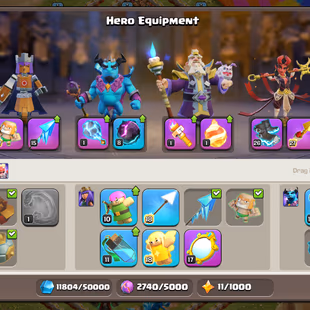 Th16 Almost Max | Hero-86-95-70-45 | Equipment-10-Epic Almost Max | XP- 200 | Defence Wall Max | NC-Yes | BEST-DEAL  - Image 5