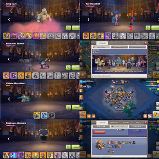 TH18 SUPER RARE 🌟 RAREST WWE SKIN SET 🌟 TOP RANK 140 | 33/35 EQUIPMENT MAX | 4100 WAR STAR | LEVEL270 | SKINS SCENERY  - Image 6