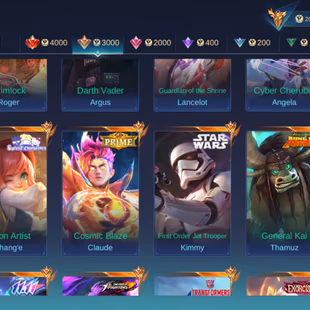 M351|LVL99|132HEROES|457SKIN|MEGACOLLECTORIII|3LEGEND|3JUJUTSUKAISEN|6KOF|2STARWARS|LANCELOTKINSHIN|3TRANSFORMERS|LEGEND - Image 5