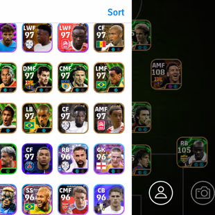 3277+ Team I Samuel Eto 106 I Rummenggie 105 I Messi 108 I Bale 107 I Platini 105 I Kaka 105 I Bellingham 107 I Cruyff 1 - Image 4