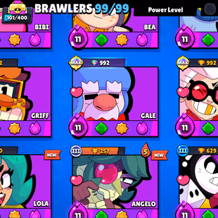 BEST OFFER 🎄 69.3K TROPHY 🎄 99/99X BRAWLER | 65X MAX | 50X HYPER | 370X SKINS | 23K 3V3 WINS | DELIVERY INSTANTLY  - Image 6