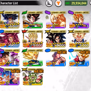 INSTANT GLOBAL [CNLT820]LR SS3 Goku (Mini) 12s + LR Bardock 14s + LF SS4 Goku 10s + 14 LF - Image 2