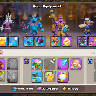 💠EPIC SB-GG-AF-FB-RS-EB MAX💠XP 243!TH 18 NEAR MAX!HEROS:105-105-95-80-55!NC YES!NEAR AX DEFANCE!STRONG TROOPS - Image 6