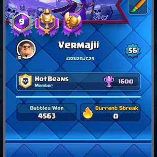 STACKED | XP-56 | 12 evo | | 56k+ GOLD | 550+ Gems | HTrophies: 10774| 121/121 Cards | | Arena 26 | 34 max card | 56 Rar - Image 2