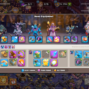 🔥12k Gems💎 Townhall 18 [] Party Scenery [] High level EQUIPMENS [] Free Rename [] Heroes 105-100-95-80-55-11 | Free GP - Image 7