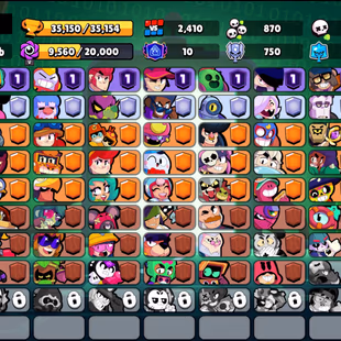 176 SKINS | 35.200 TROPHIES | 85 BRAWLERS | 10 HYPERCHARGE | 14 MAX | 10 PRESTIGE | 12 BUFFIES - Image 3