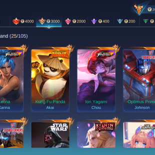 M351|LVL99|132HEROES|457SKIN|MEGACOLLECTORIII|3LEGEND|3JUJUTSUKAISEN|6KOF|2STARWARS|LANCELOTKINSHIN|3TRANSFORMERS|LEGEND - Image 7