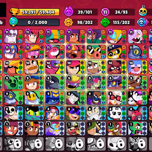 ⭐CHALLENGER COLT⭐234 SKINS | 59.400 TROPHIES | 93 BRAWLERS | 20 HYPERCHARGE | 24 MAX | 12 PRESTIGE | 18 BUFFIES - Image 3