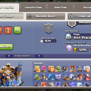 🔥Xp-235🔥 || Th18 || High Epic Equipment || Heroes 85-93-70-71-41-2 || Only Walls Low || 6 Builders || Nc Free - Image 2