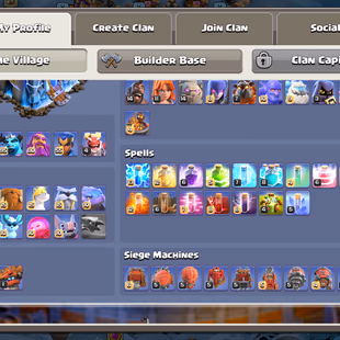 🔥TH 18 ALMOST MAX-XP 254-[ 8 EPIC EQUIPMENT MAX-HERO MAX-DEFENSE MAX-NC YES-3 BUILDER HELPER MAX-FROST SCENERY AND SKIN - Image 5