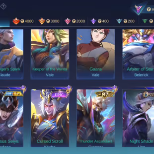 AMON SOUL VESSEL|| DYROTH HUNTERXHUNTER COLLAB||AURORA KOF||GRANGER PRIME||RENOWNED 1|| 230 SKINS - Image 8