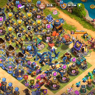 RR💥TH 18 [ FULL DEFENCE MAX ]💥200 WALL MAX | HERO 105/105/83/80/55/15 | 16 EPIC EQ 6 EPIC MAX 4 EPIC LV-23 | XP-240 - Image 6