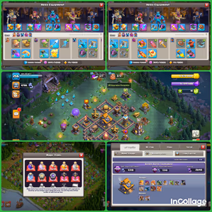 Full Max CR + TH17 Full Max Combo | 14 Evolutions | 24 Elites | 70 Max Cards | 126 Emotes | TH17 Very Close to Max | Spa - Image 7