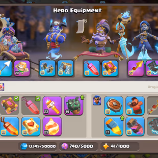 🌟 14x SCENERY | 3X FULL SKIN SET 🌟 BEST TH-18 MAX DEFENCE | ALMOST 8X EPIC MAXED | DESERT SET | FROST SET | CYBER SET - Image 7