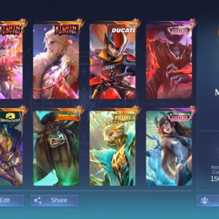 BIG DISCOUNT ||RARE COLLECTION || MEGA 2 || LEGEND-4 || GRAND-22|| EXQUISITE 24|| SKIN-513 || HEROS-131|| MAX EMBLEM || - Image 5