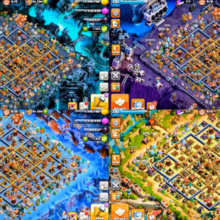 💎TH16 NEAR MAX🔥 [ RaRe-6x PAID SCENARIO ] [ HEROS SKIN ] | NIGHT BASE NEAR MAXED || HEROS-77-79-59-63-39 | SAFE AC - Image 2