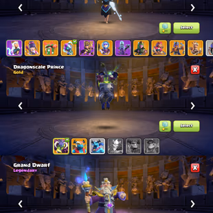 XP 242 | TH18 FULL MAX | DRAGON DUKE LVL 18 | 46 SKINS | NICE EQUIPMENT | 10 SCENERY | FULL MAX BUILDER BASE - Image 7