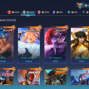 M325|LVL110|131HEROES|487SKIN|MEGACOLLECTORIV|2LEGEND|2JUJUTSUKAISEN|FANNYASPIRANTS|CHOULIBRASAINTSEIYA|5COLLECTOR|MYTHI - Image 5