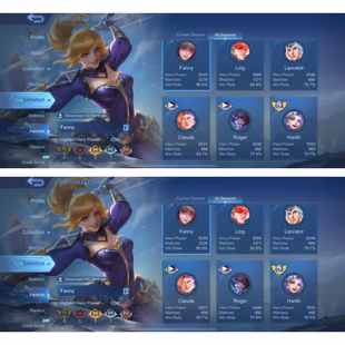 MOONTON | LV 128 | ⭐EX IMO 445 | WR 79 - HIGH WR HEROES🏆 | LEGENDS ALUCARD & FREYA - 2X NEXUS SEA | HERO 131 | SKIN 388 - Image 4