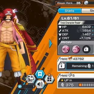 [4160][IOS+ANDROID] 7 EX - Garp + Saturn + Shanks + Kuzan + Roger + Yamato , Support 142 , Good Medal - Image 8