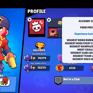 MATCHERINO PIN | 326 SKINS | 70.300 TROPHY | 99 BRAWLERS | 48 HYPERCHARGED | 48 MAXED BRAWLERS | 1 BUFFIES - Image 6