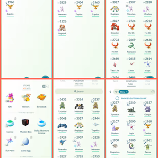 🎯NW STOCK ] LVL 44 ACCT | 56 LEGENDARY 👹| 26 SHINY | SHADOW MEWTWO | SHINY LUGIA | SHINY ZAPDOS  | INSTANT - Image 4