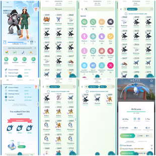 LEVEL 71 😍 ARTICUNO LOCATION BG 🔥214 SHINY | 50 LEGENDARY | 3 SHINY LEGENDARY | 53 DYNAMAX | FREE RENAME | INSTANT  - Image 1