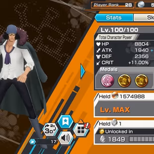 [4129][IOS+ANDROID] 7 EX META - Light Luffy + Blackbeard + Kaido + Kizaru +Kuzan + Shanks +Zoro, Support 145, Good Medal - Image 7