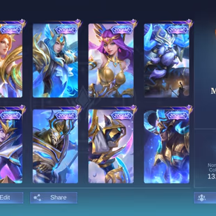 BIG DISCOUNT- MEGA-3  | LEGEND-2 || GRAND-21 || EXQUISITE-18 || ZODIAC-10|| SKIN-565 || HEROS ALL ||  - Image 3