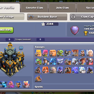 🔥EPIC SB-EB-MAX!RS-23!FB-20🔥XP 233!TH 17 NEAR MAX!HERO:100-100-60-54-50!NC 1.5K!MAX WALLS!NEAR MAX TROOPS!BEST DEAL - Image 4