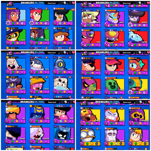 🌀 201 XP 🌀 150 GEMS |  55.2K TROPHY | 46 MAX [ 33 HYPERCHARGED ] | 302 RARE SKINS | 10 BUFFIES | SATURNIAN FAME 2 - Image 3