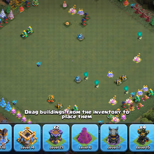RR💥TH 18 [ 217 WALL MAX 17K GEM'S 1394 MEDEL ]💥100/103/91/76/51/3 HERO | 7 EPIC MAX 3765 WAR-STAR LOT OF OBSTACLE TREE - Image 3