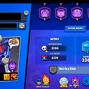 290 SKINS | 59.100 TROPHIES | 101 BRAWLERS | 19 HYPERCHARGE | 24 MAX | 25 PRESTIGE | 15 BUFFIES - Image 6